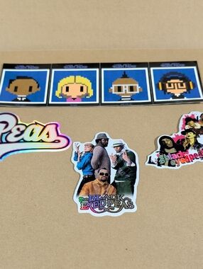 Warner Bros. The Black Eyed Peas Multi-Color Sticker Set